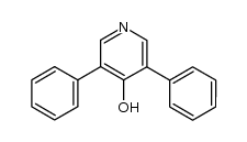 3,5-diphenyl-pyridin-4-ol结构式