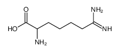 2,7-diamino-7-iminoheptanoic acid结构式