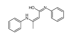 3-anilino-N-phenylbut-2-enamide Structure