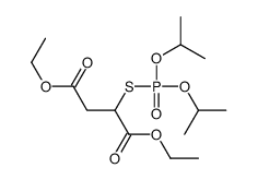 diethyl 2-di(propan-2-yloxy)phosphorylsulfanylbutanedioate结构式