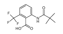 2-pivaloylamino-6-trifluoromethylbenzoic acid Structure