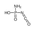 dihydroxy-imino-isocyanato-λ5-phosphane结构式