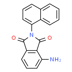4-Amino-2-naphthalen-1-yl-isoindole-1,3-dione Structure