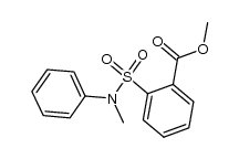 methyl 2-[(methylanilino)sulfonyl]benzoate Structure