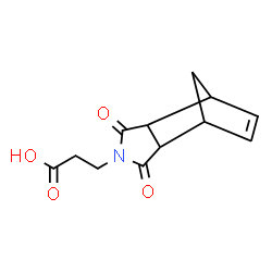 3-(1,3-Dioxo-1,3,3a,4,7,7a-hexahydro-2H-4,7-methanoisoindol-2-yl)propanoic acid structure