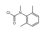 (2,6-dimethylphenyl)(methyl)carbamoyl chloride Structure