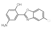 4-氨基-2-(5-氯-1,3-苯并恶唑-2-基)苯酚图片