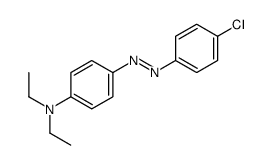 4-[(4-chlorophenyl)diazenyl]-N,N-diethylaniline Structure