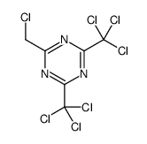 2-(chloromethyl)-4,6-bis(trichloromethyl)-1,3,5-triazine Structure