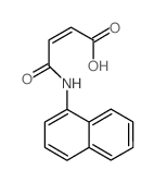 4-(1-萘氨基)-4-氧代-2-丁酸结构式
