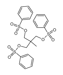 ethylidynetris(methyl) tris(benzenesulfonate) Structure