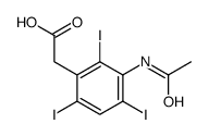 2-(3-acetamido-2,4,6-triiodophenyl)acetic acid结构式