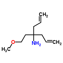 4-(2-Methoxyethyl)-1,6-heptadien-4-amine Structure