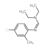 Methanimidamide,N'-(4-chloro-2-methylphenyl)-N,N-diethyl-结构式