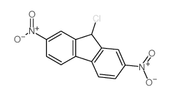 9H-Fluorene,9-chloro-2,7-dinitro-结构式