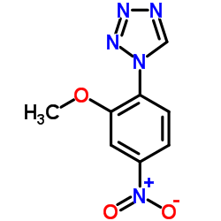 1-(2-Methoxy-4-nitrophenyl)-1H-tetrazole Structure