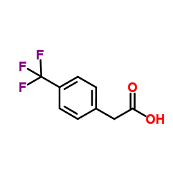 4-(Trifluoromethyl)phenylacetic acid structure