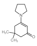 5,5-Dimethyl-3-pyrrolidino-cyclohex-2-en-1-one structure