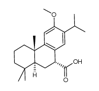 (4aS,9R,10aS)-7-isopropyl-6-methoxy-1,1,4a-trimethyl-1,2,3,4,4a,9,10,10a-octahydrophenanthrene-9-carboxylic acid结构式