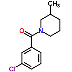 1-(3-Chlorobenzoyl)-3-Methylpiperidine picture