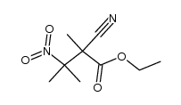 Ethyl 2-Cyano-2-(2-nitro-2-propyl)propionat结构式