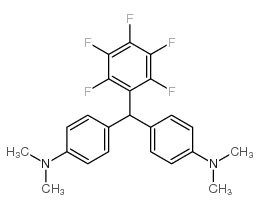 bis(4-n,n-dimethylaminophenyl)-(2,3,4,5,6-pentafluorophenyl) methane Structure