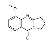 Pyrrolo[2,1-b]quinazolin-9(1H)-one,2,3-dihydro-5-methoxy- Structure