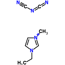 1-乙基-3-甲基咪唑二氨腈结构式