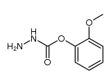 carbazic acid-(2-methoxy-phenyl ester)结构式