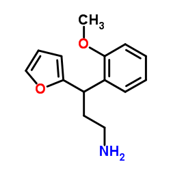3-FURAN-2-YL-3-(2-METHOXY-PHENYL)-PROPYLAMINE结构式