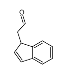 2-(1H-inden-1-yl)acetaldehyde Structure