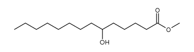 methyl 6-hydroxytetradecanoate结构式