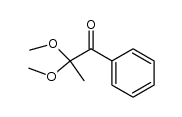 2,2-dimethoxy-1-phenylpropan-1-one Structure