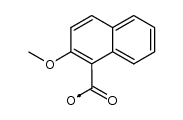 2-methoxy-1-naphthoyloxyl radical结构式
