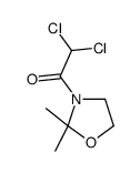 Oxazolidine, 3-(dichloroacetyl)-2,2-dimethyl- (9CI) structure