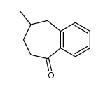 8-methyl-6,7,8,9-tetrahydro-benzocyclohepten-5-one结构式