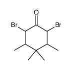 2,6-Dibrom-3,4,4,5-tetramethylcyclohexanon结构式