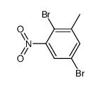 2,5-dibromo-3-nitro-toluene Structure