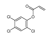 (2,4,5-trichlorophenyl) prop-2-enoate结构式