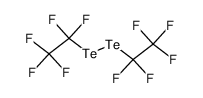bis(pentafluoroethyl) ditelluride Structure