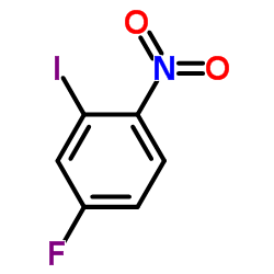 4-Fluoro-2-iodo-1-nitrobenzene Structure