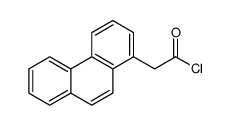 Phenanthren-1-acetylchlorid结构式
