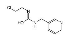1-(2-chloroethyl)-3-(pyridin-3-ylmethyl)urea Structure