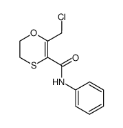 2-(chloromethyl)-5,6-dihydro-N-phenyl-1,4-oxathiin-3-carboxamide Structure
