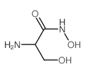 Propanamide,2-amino-N,3-dihydroxy-结构式