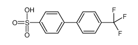 4-[4-(trifluoromethyl)phenyl]benzenesulfonic acid Structure