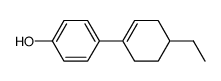 4-(4-ethylcyclohexen-1-yl)-phenol Structure