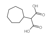 Propanedioic acid,2-cycloheptyl-结构式