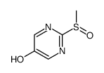 2-methanesulfinyl-pyrimidin-5-ol Structure