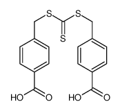 4-[(4-carboxyphenyl)methylsulfanylcarbothioylsulfanylmethyl]benzoic acid Structure